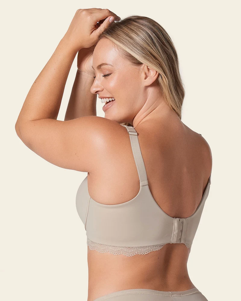 Soutien-gorge en dentelle à armatures et couverture intégrale