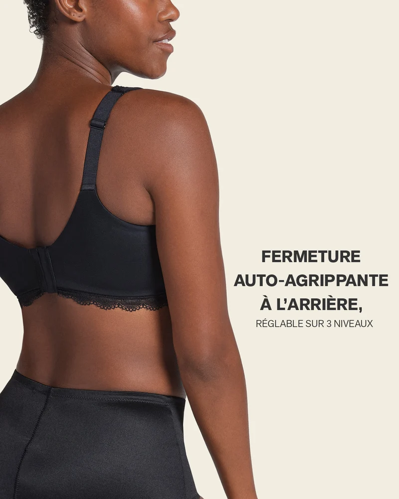 Soutien-gorge en dentelle à armatures et couverture intégrale