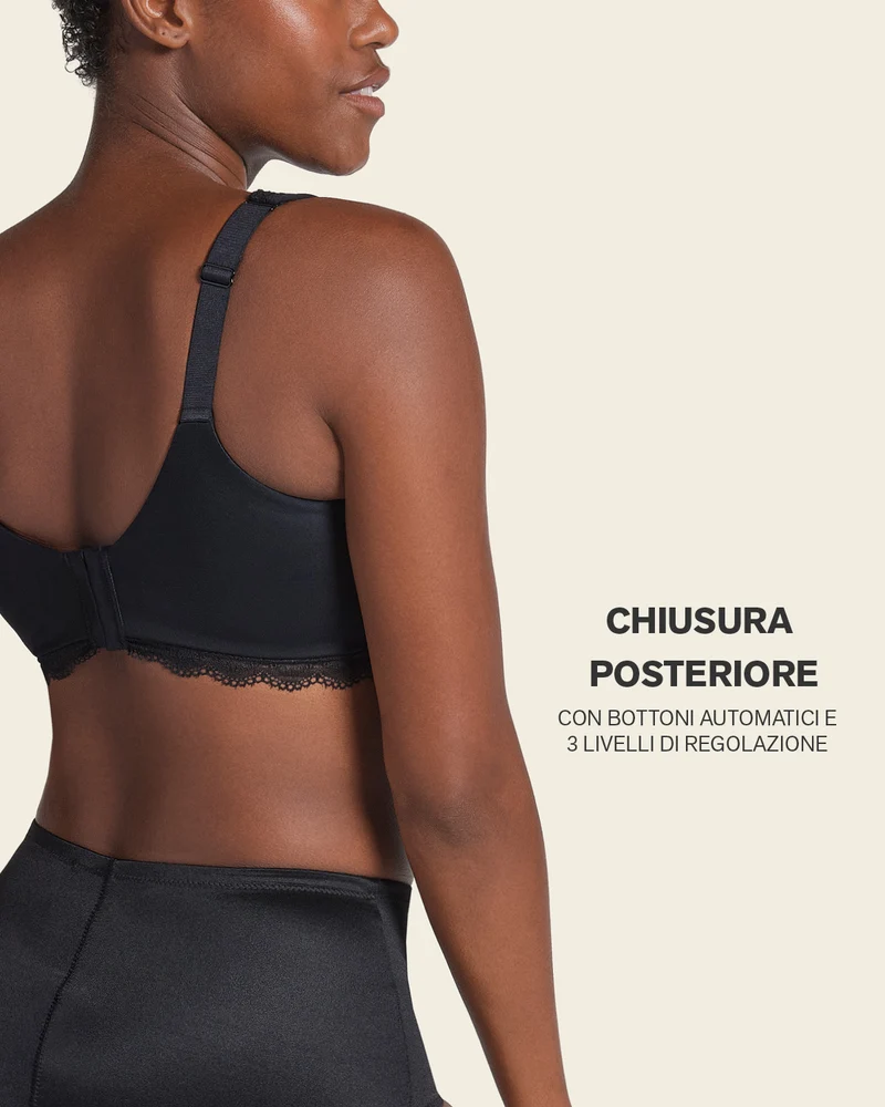 Soutien-gorge en dentelle à armatures et couverture intégrale