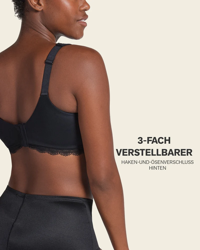 Soutien-gorge en dentelle à armatures et couverture intégrale