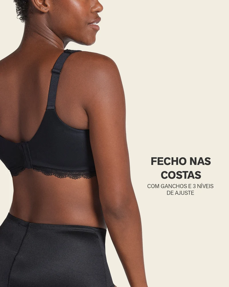 Soutien-gorge en dentelle à armatures et couverture intégrale