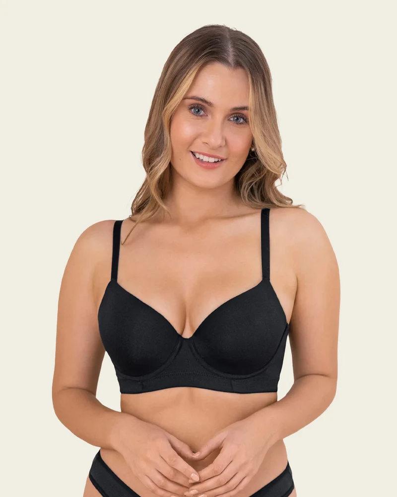 Soutien-gorge à push-up doux avec une bonne couverture du dos