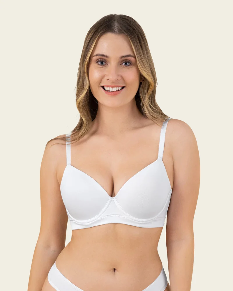 Soutien-gorge à push-up doux avec une bonne couverture du dos
