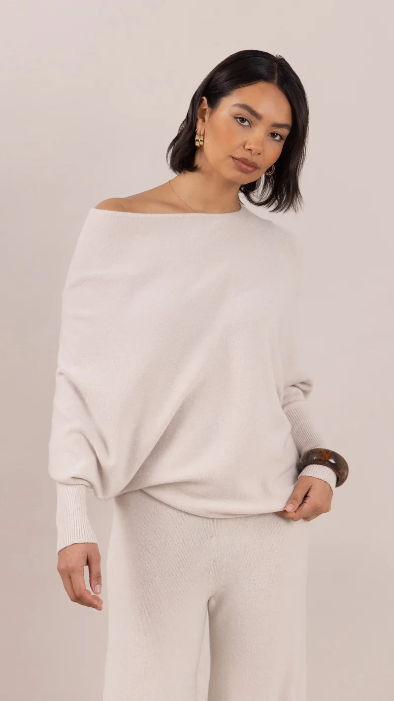 Pull ample à encolure modulable Natalie
