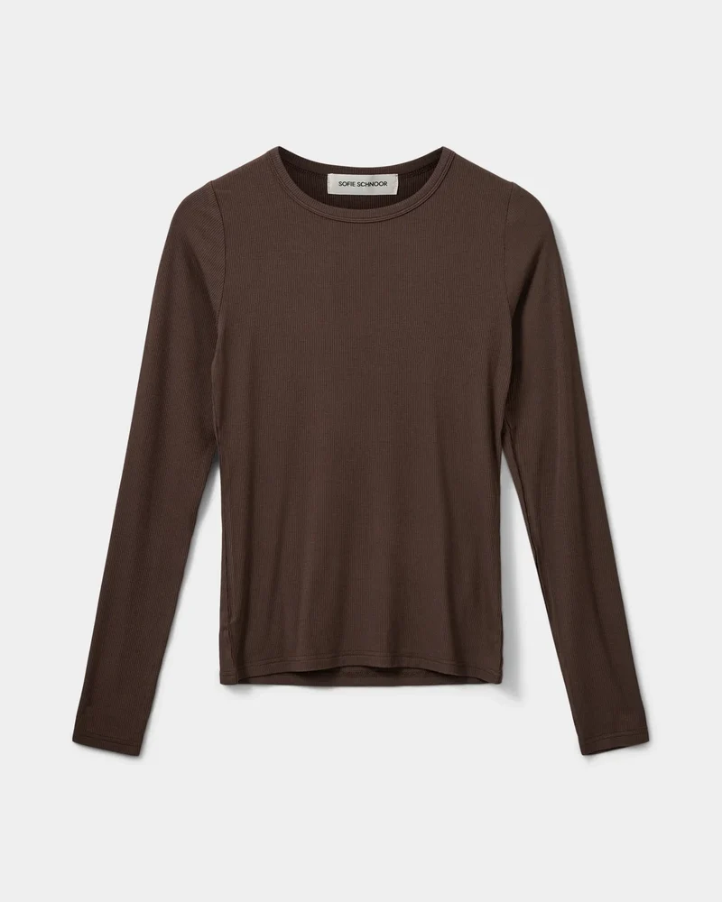 T-shirt ajusté à manches longues Petrica