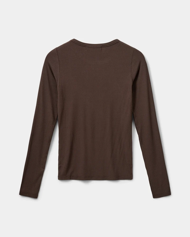 T-shirt ajusté à manches longues Petrica
