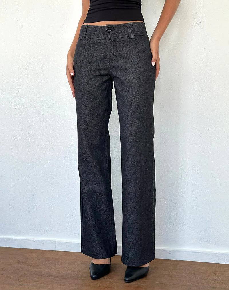 Pantalon Padali en indigo foncé