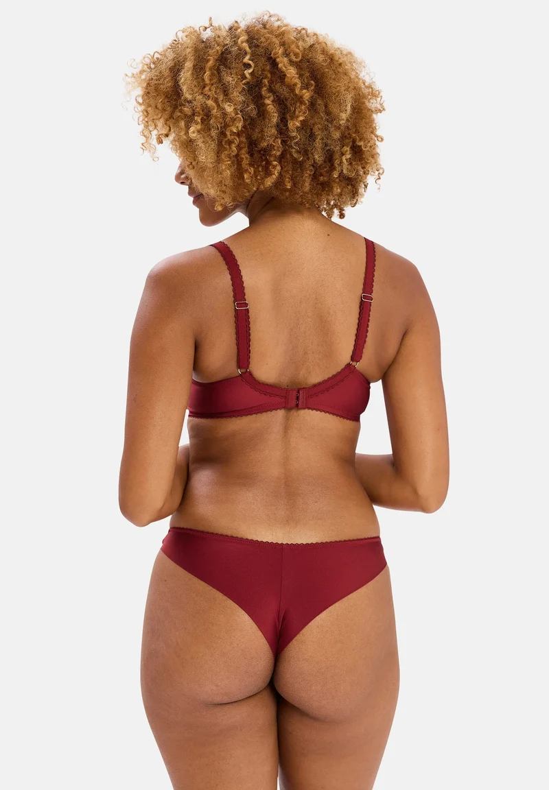 Tanga Désiré Rouge & Lurex Cuivré