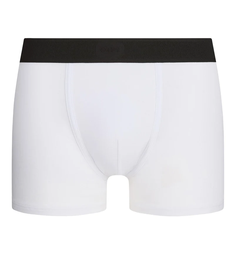 Boxer Homme Coton Supima® Blanc Signature