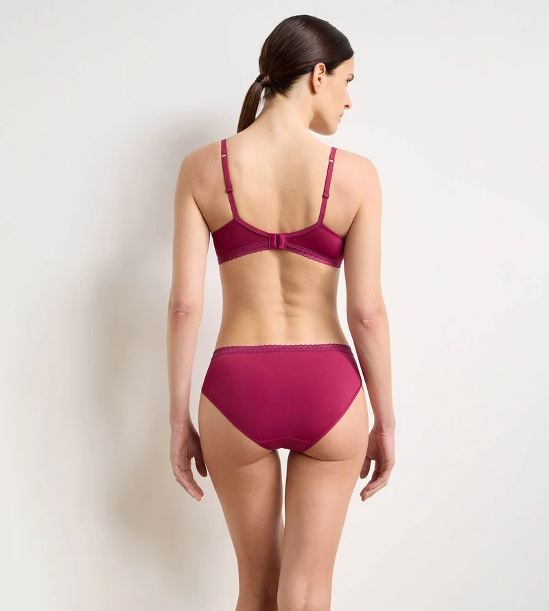 Soutien-gorge corbeille paddé framboise intense Daily Micro
