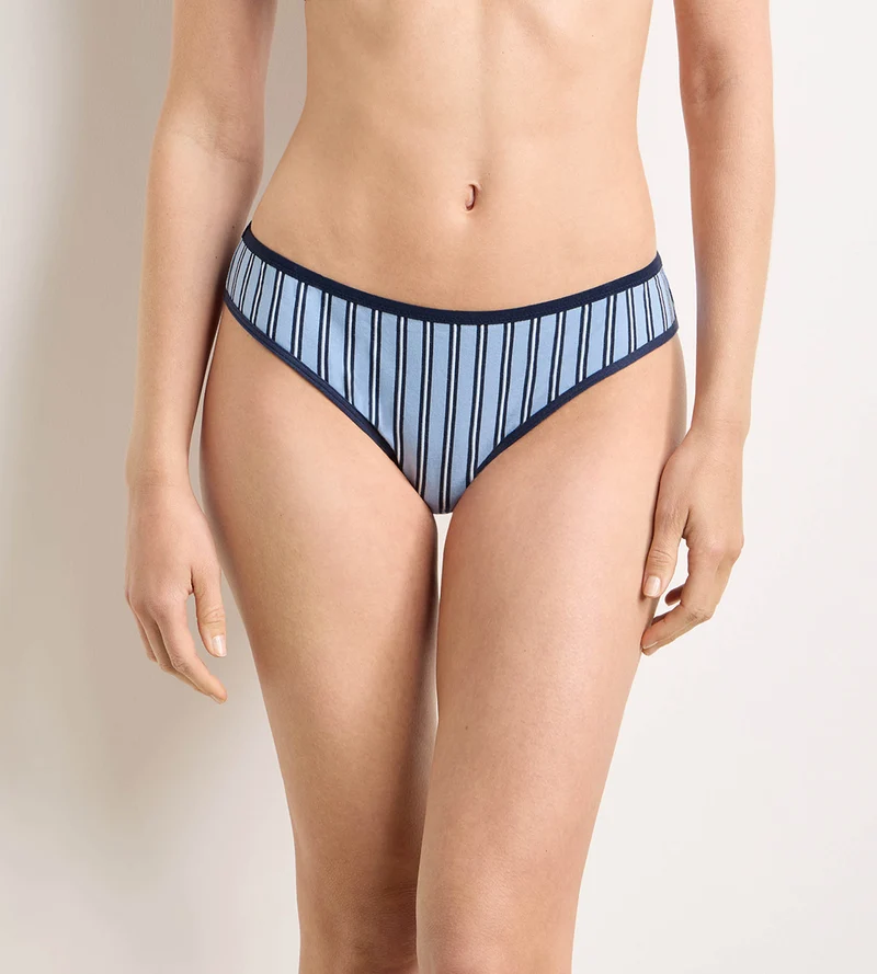Tanga imprimé bleu Dim x Ines de la Fressange
