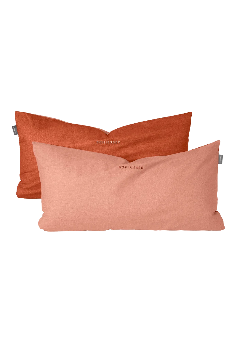 Kissenbezüge 2er-Set Orange - SCHIESSER Home