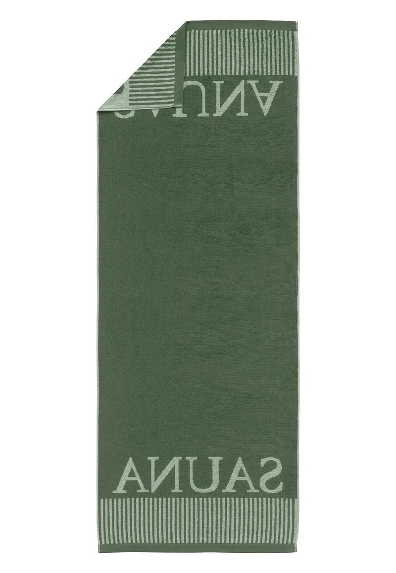 Saunatuch 75x200 cm Grün - SCHIESSER Home