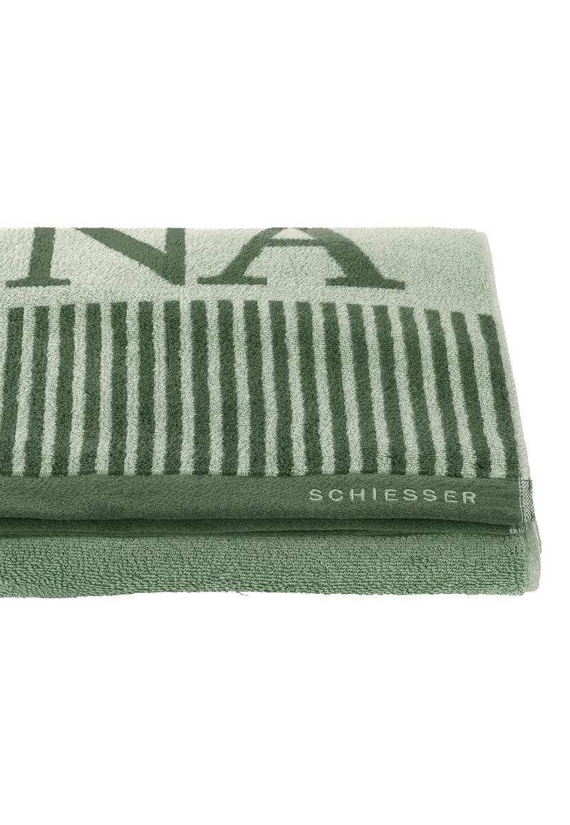 Saunatuch 75x200 cm Grün - SCHIESSER Home