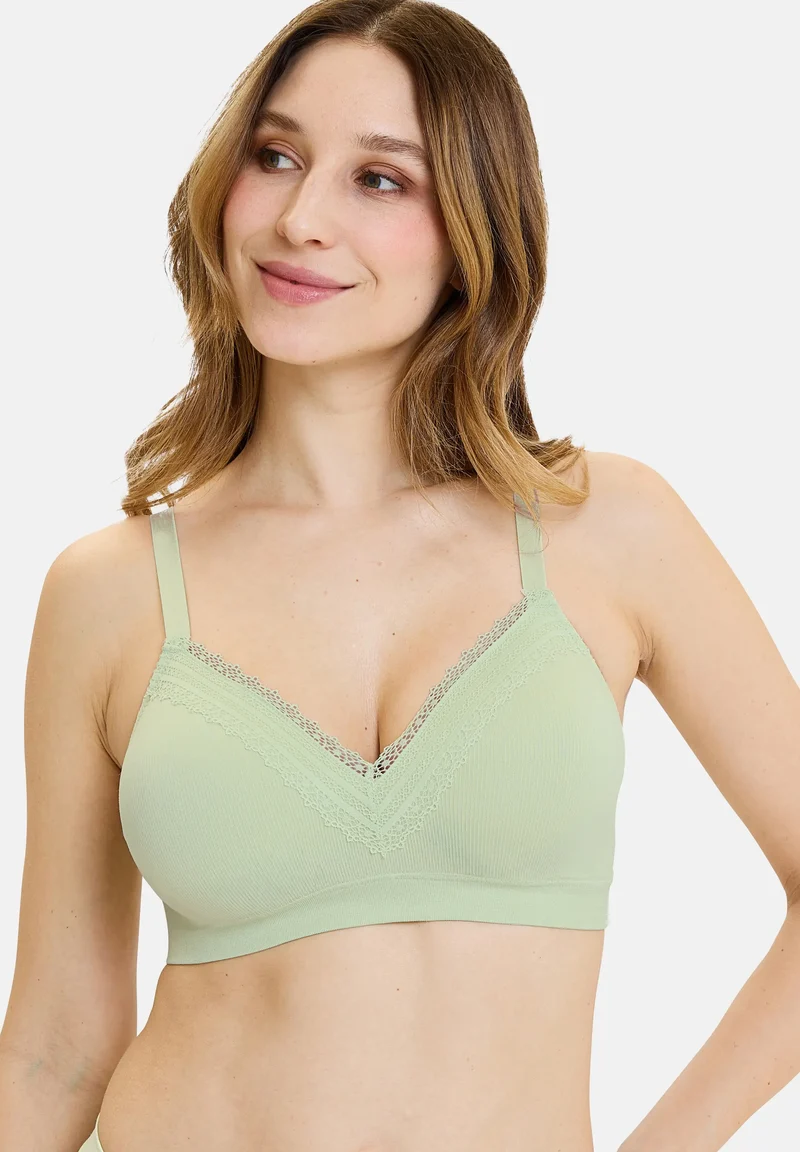 Lot de 2 brassières Agathe Orange Corail & Vert Tendre