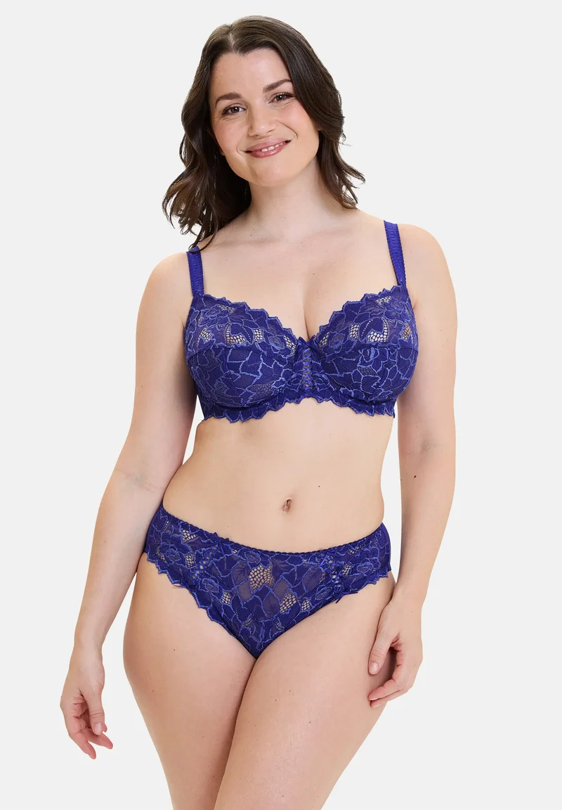 Lot de 3 soutiens-gorge Trio Arum Rose Fluo, Jaune Citron & Bleu Royal