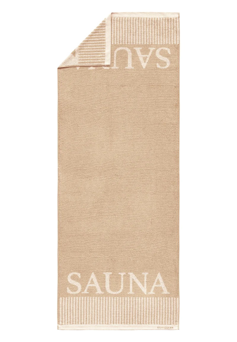 Saunatuch 75x200 cm Beige - SCHIESSER Home