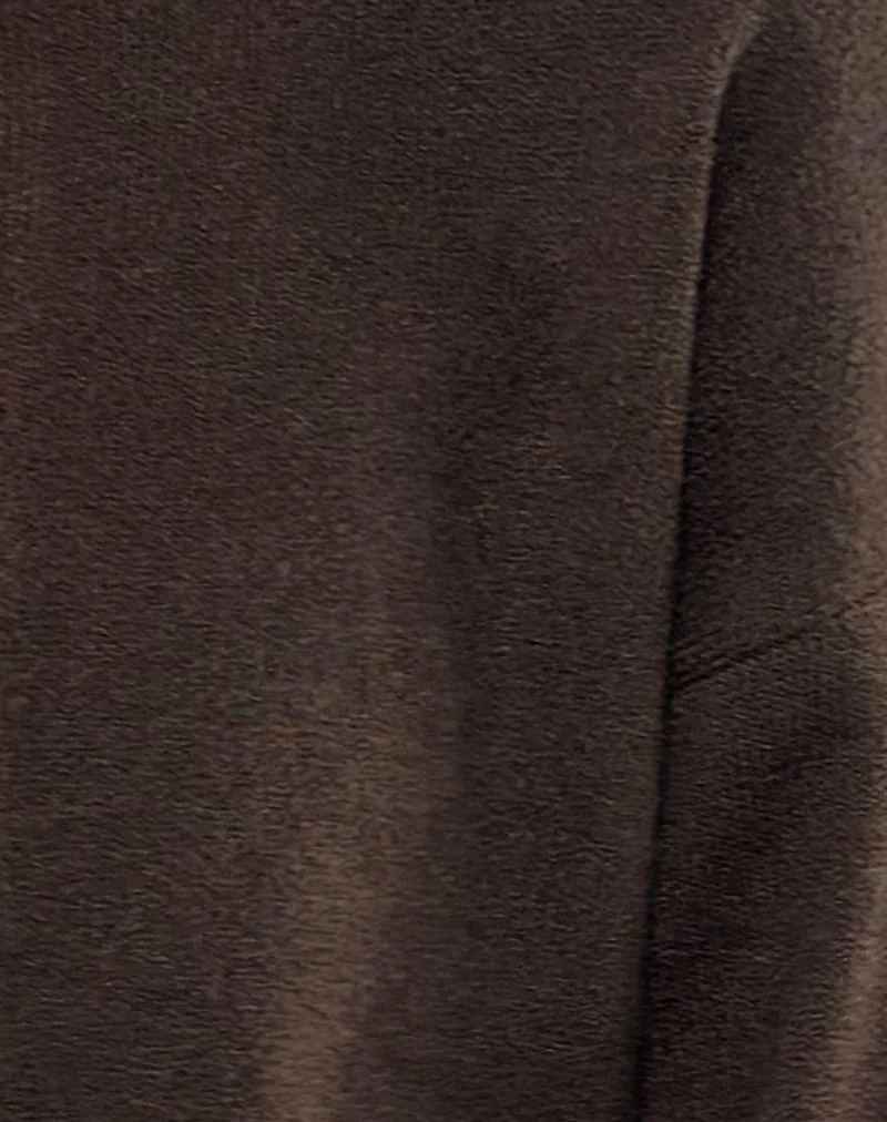 Cardigan Maureen en brun chocolat