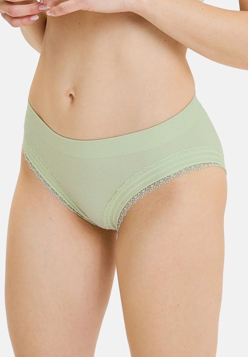 Lot de 2 slips Agathe Orange Corail et Vert Tendre
