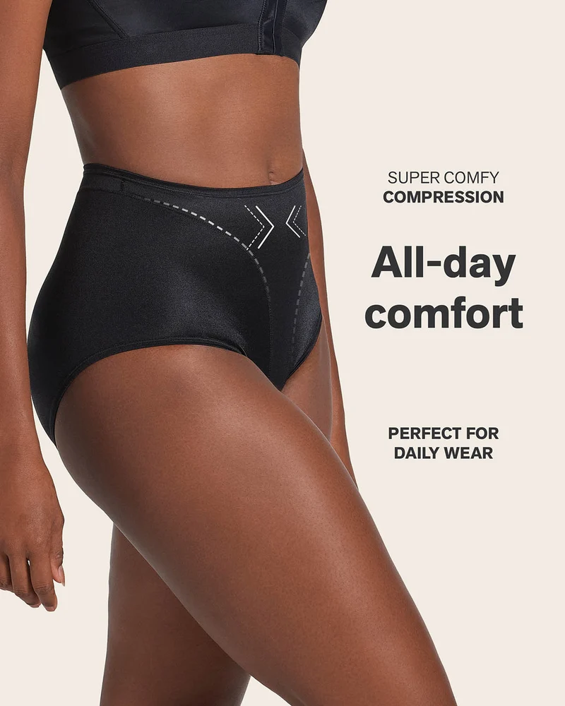 Pack de 2 culottes gainantes classiques avec contrôle du ventre en douceur