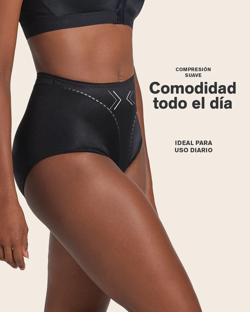Pack de 2 culottes gainantes classiques avec contrôle du ventre en douceur