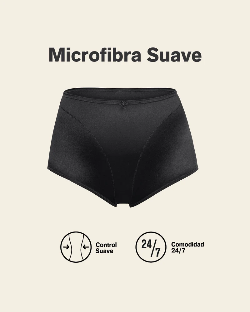 Pack de 2 culottes gainantes classiques avec contrôle du ventre en douceur