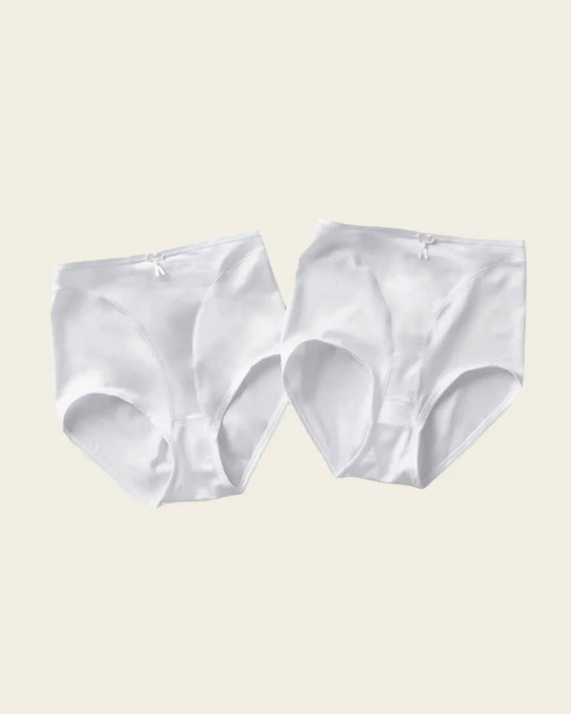 Pack de 2 culottes gainantes classiques avec contrôle du ventre en douceur