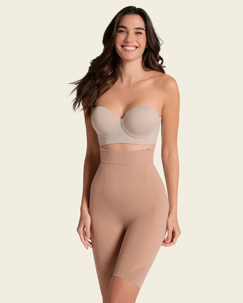 Shorty gainant super taille haute invisible liftant les fesses