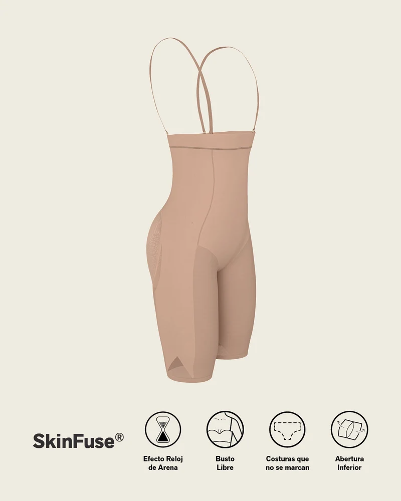 Shorty gainant super taille haute invisible liftant les fesses