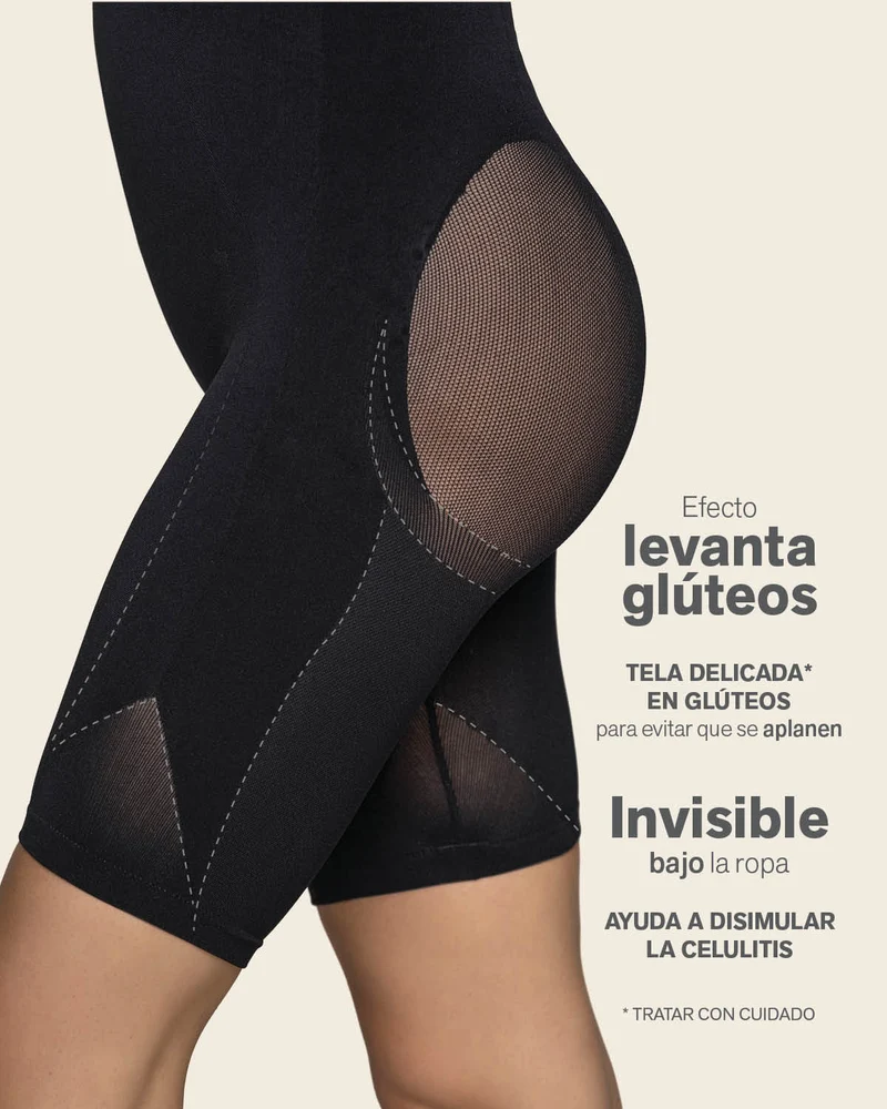 Shorty gainant super taille haute invisible liftant les fesses