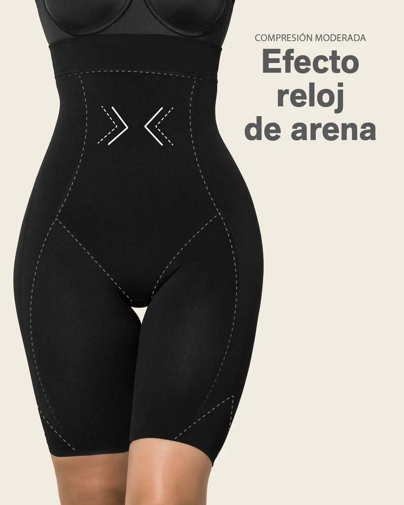 Shorty gainant super taille haute invisible liftant les fesses