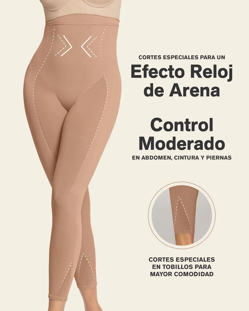 Body invisible avec compression des jambes et rehaussement des fesses