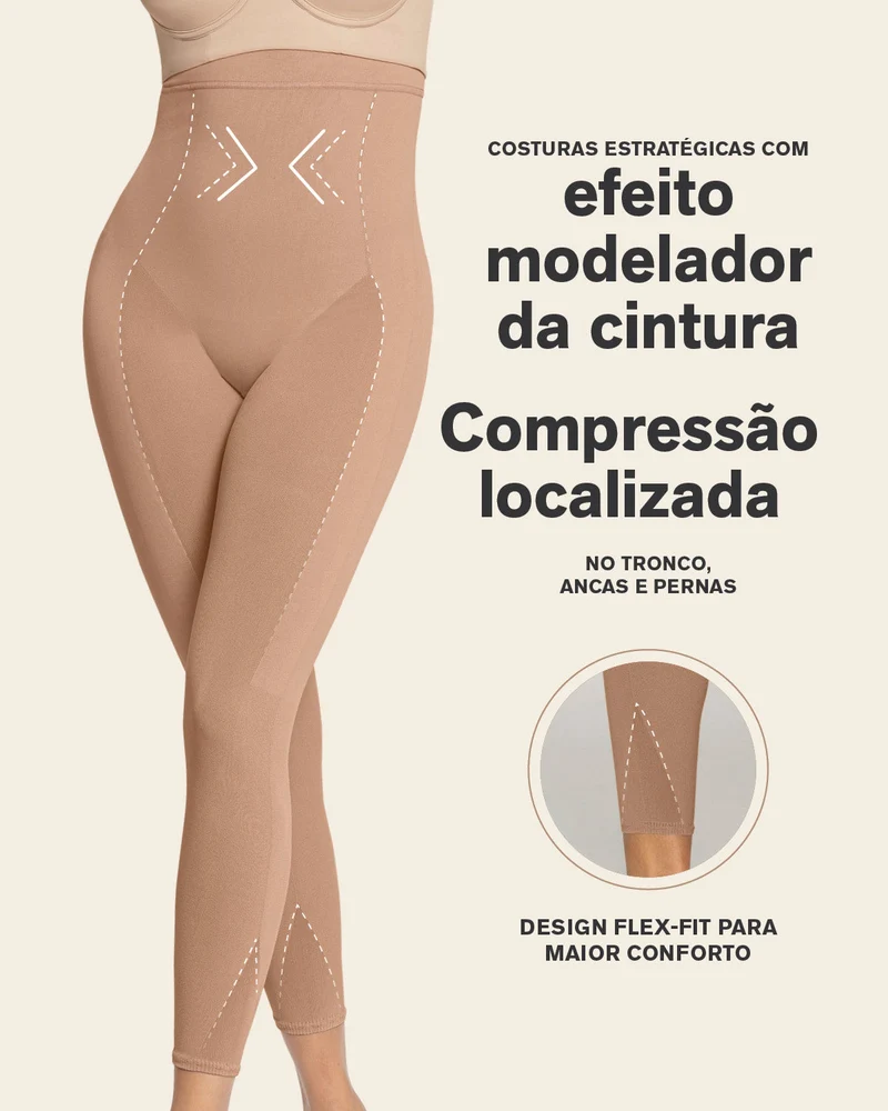 Body invisible avec compression des jambes et rehaussement des fesses