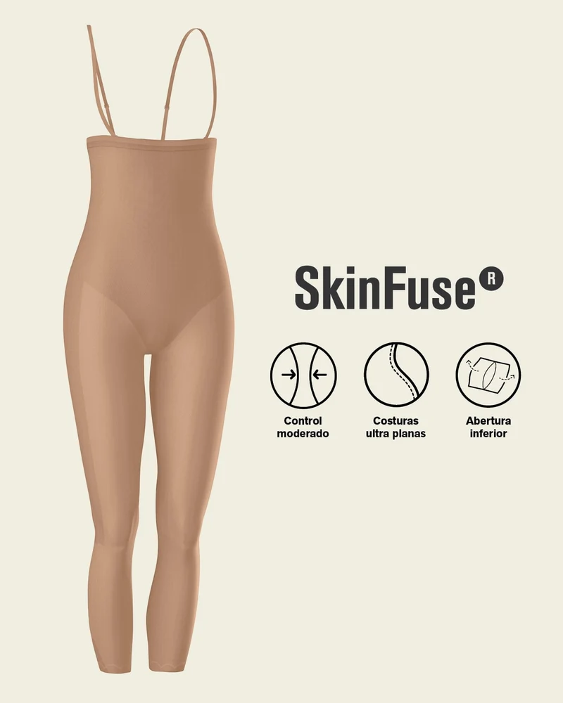 Body invisible avec compression des jambes et rehaussement des fesses