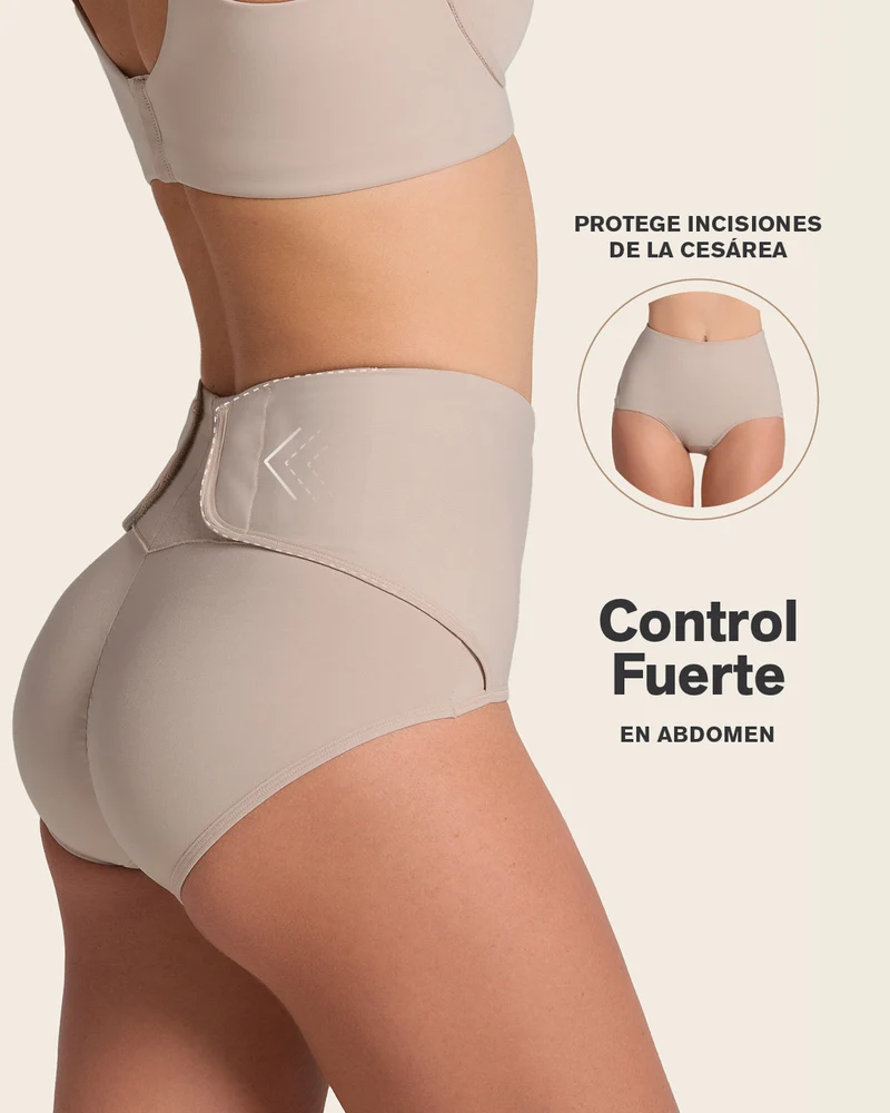 Culotte gainante post-partum à contrôle fort