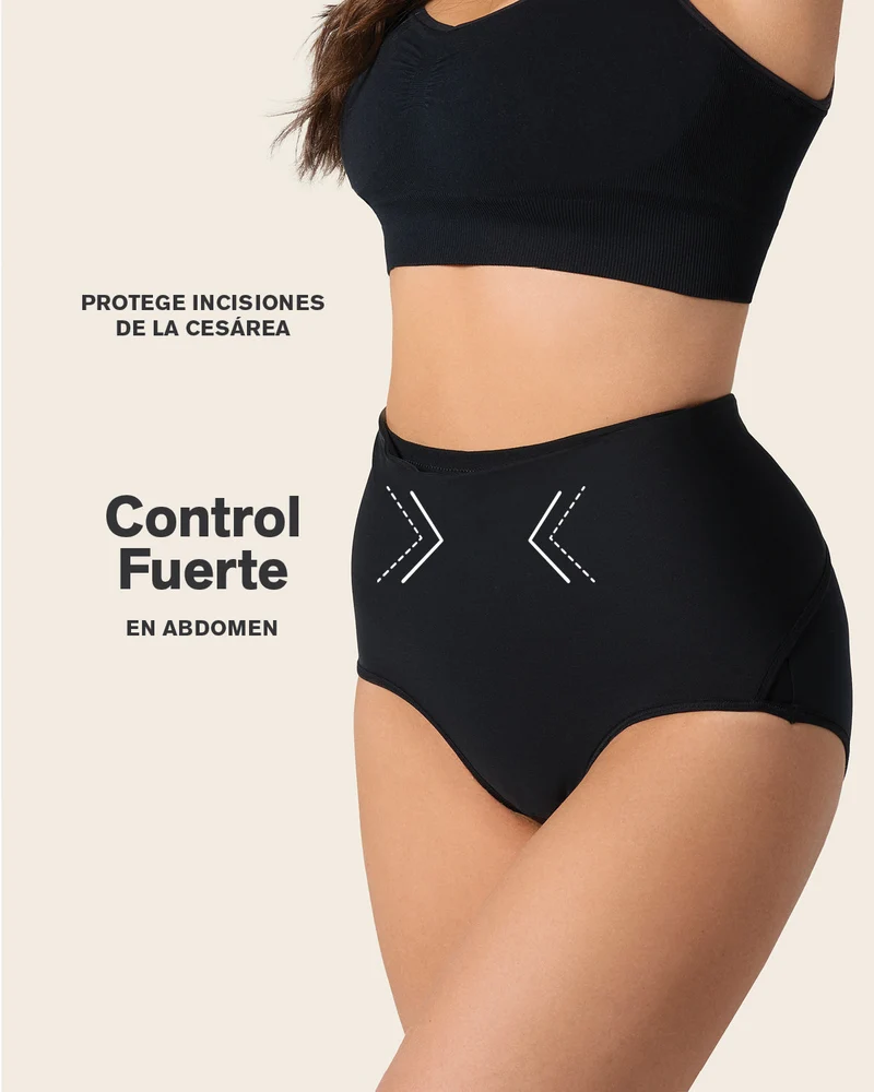 Culotte gainante post-partum à contrôle fort