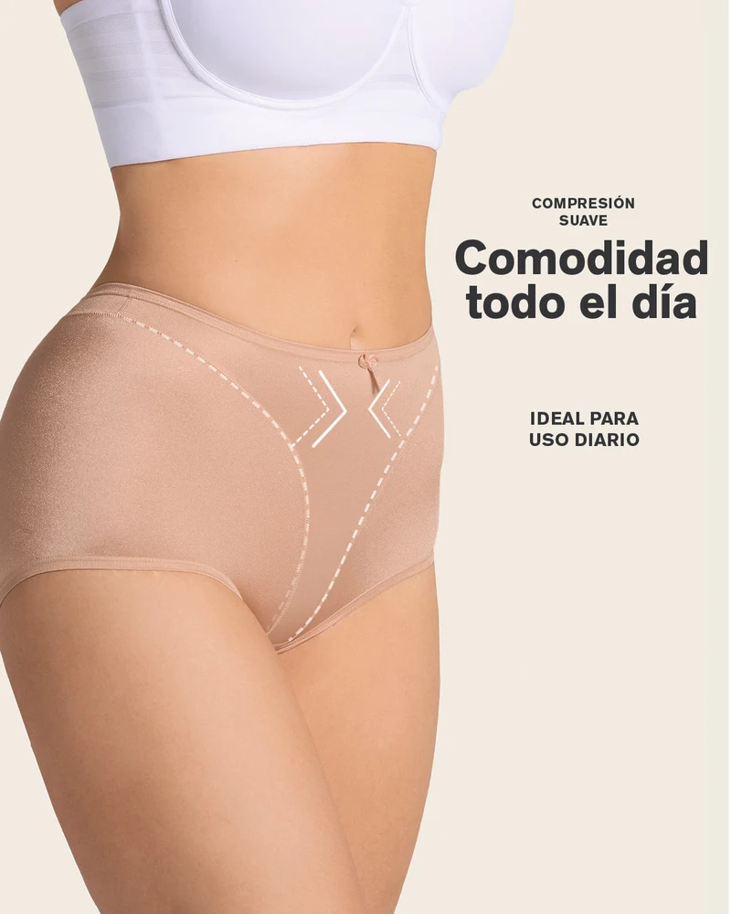 Culotte gainante classique de contrôle modéré sur l'abdomen