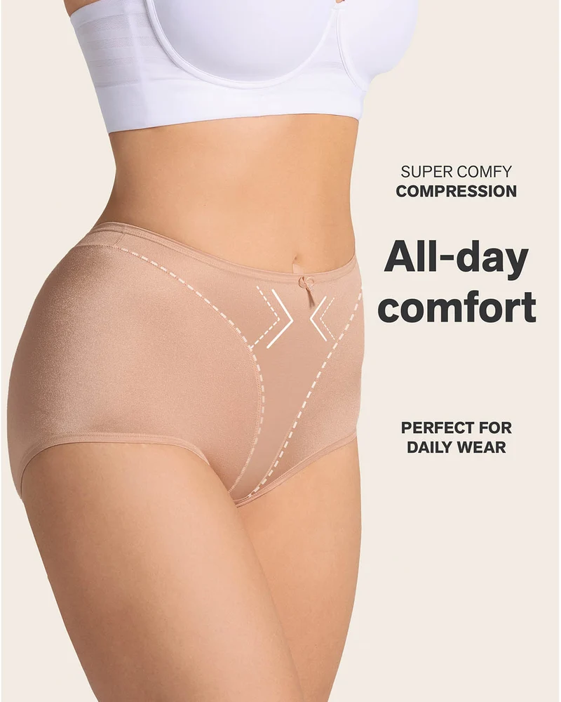 Culotte gainante classique de contrôle modéré sur l'abdomen