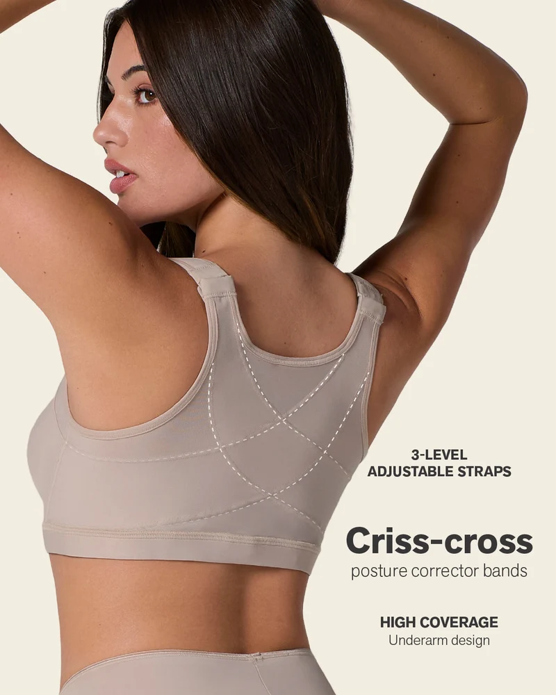 Soutien-gorge correcteur de posture multifonctionnel avec correcteur de poitrine