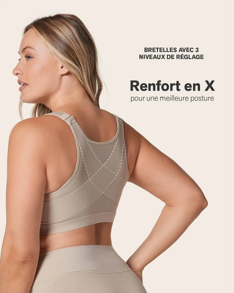 Soutien-gorge correcteur de posture multifonctionnel avec correcteur de poitrine