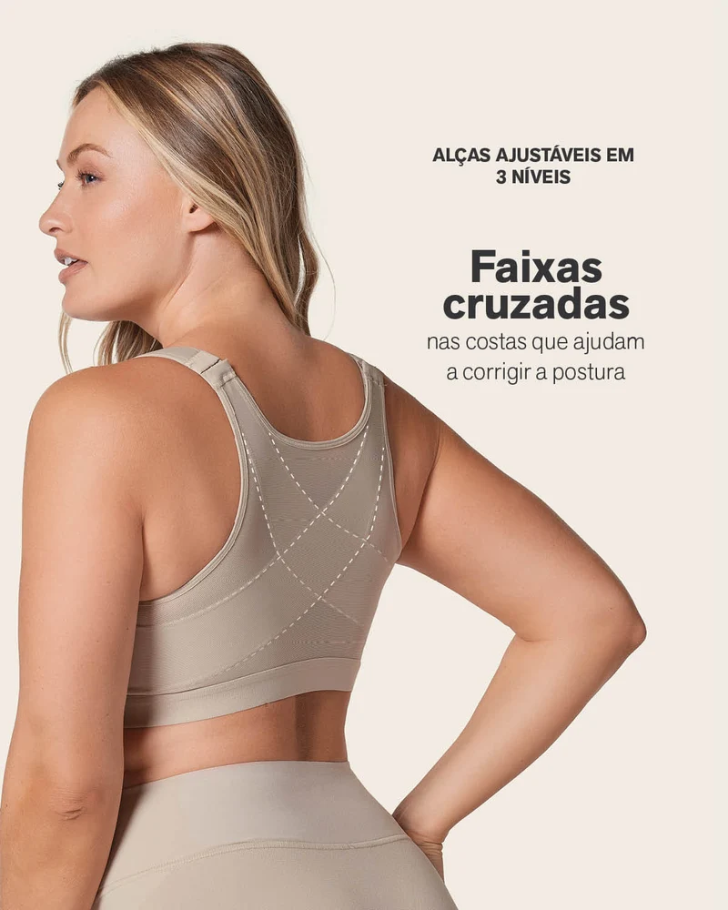 Soutien-gorge correcteur de posture multifonctionnel avec correcteur de poitrine