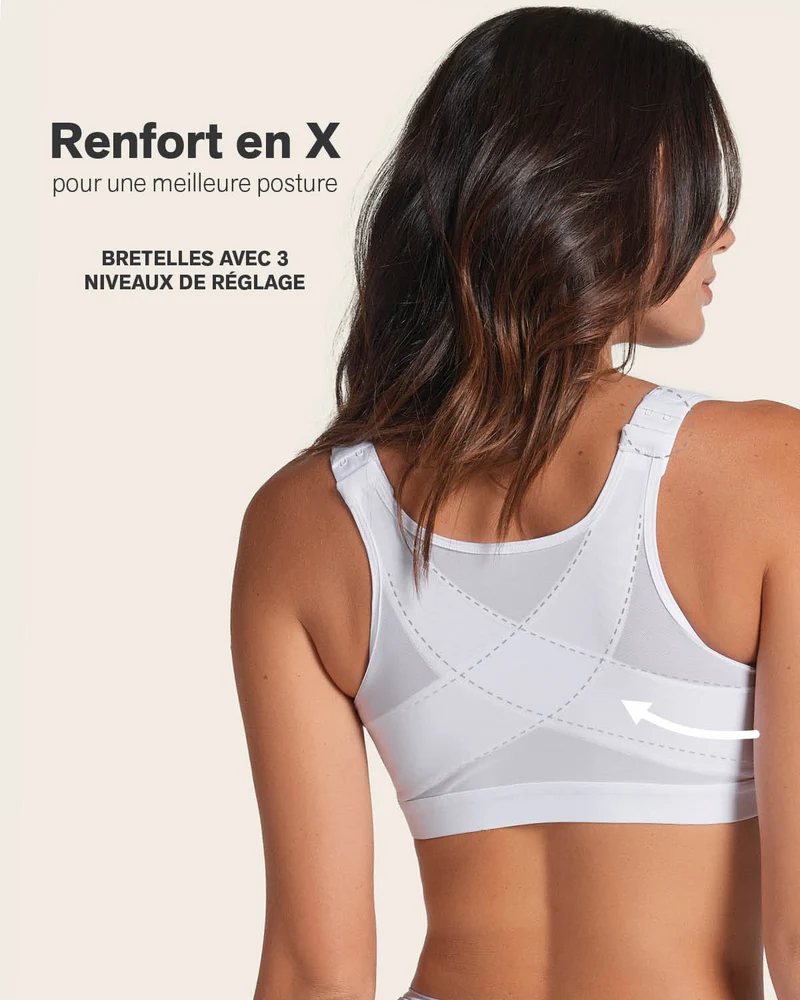 Soutien-gorge correcteur de posture multifonctionnel avec correcteur de poitrine