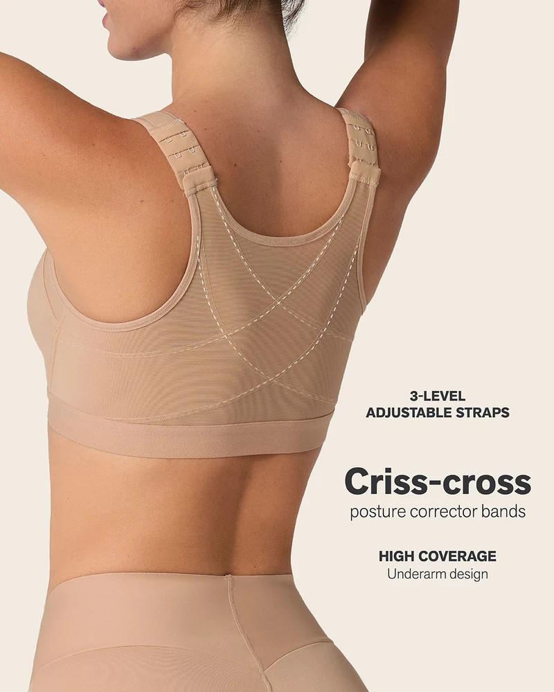 Soutien-gorge correcteur de posture multifonctionnel avec correcteur de poitrine