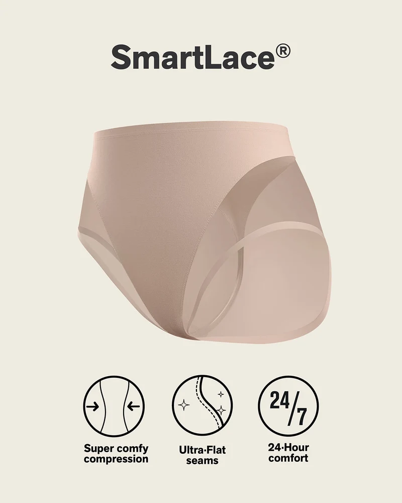 Culotte classique invisible avec tulle