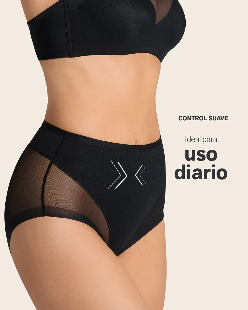 Culotte classique invisible avec tulle
