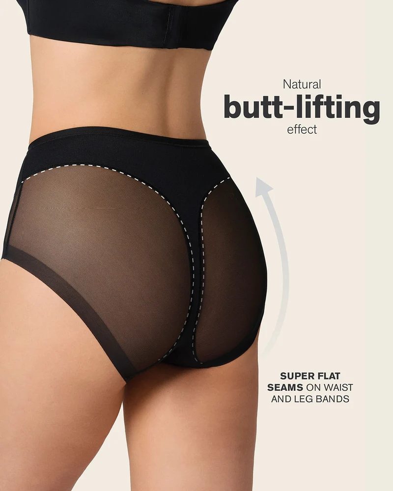 Culotte classique invisible avec tulle