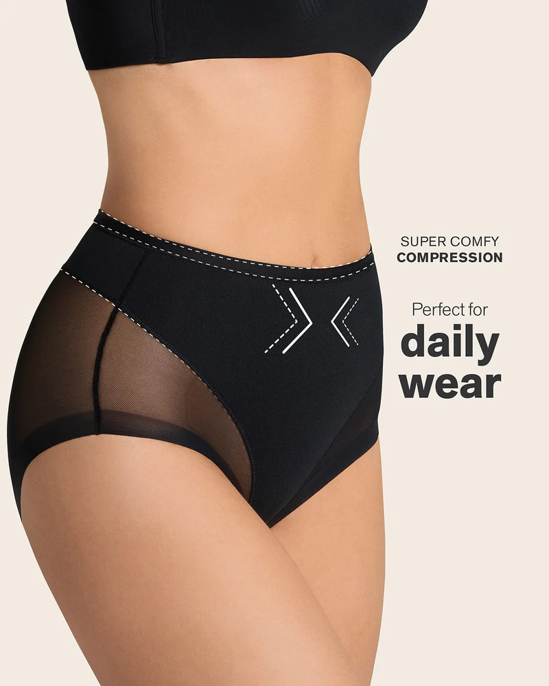 Culotte classique invisible avec tulle