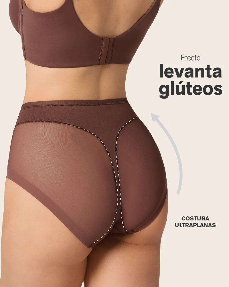 Culotte classique invisible avec tulle