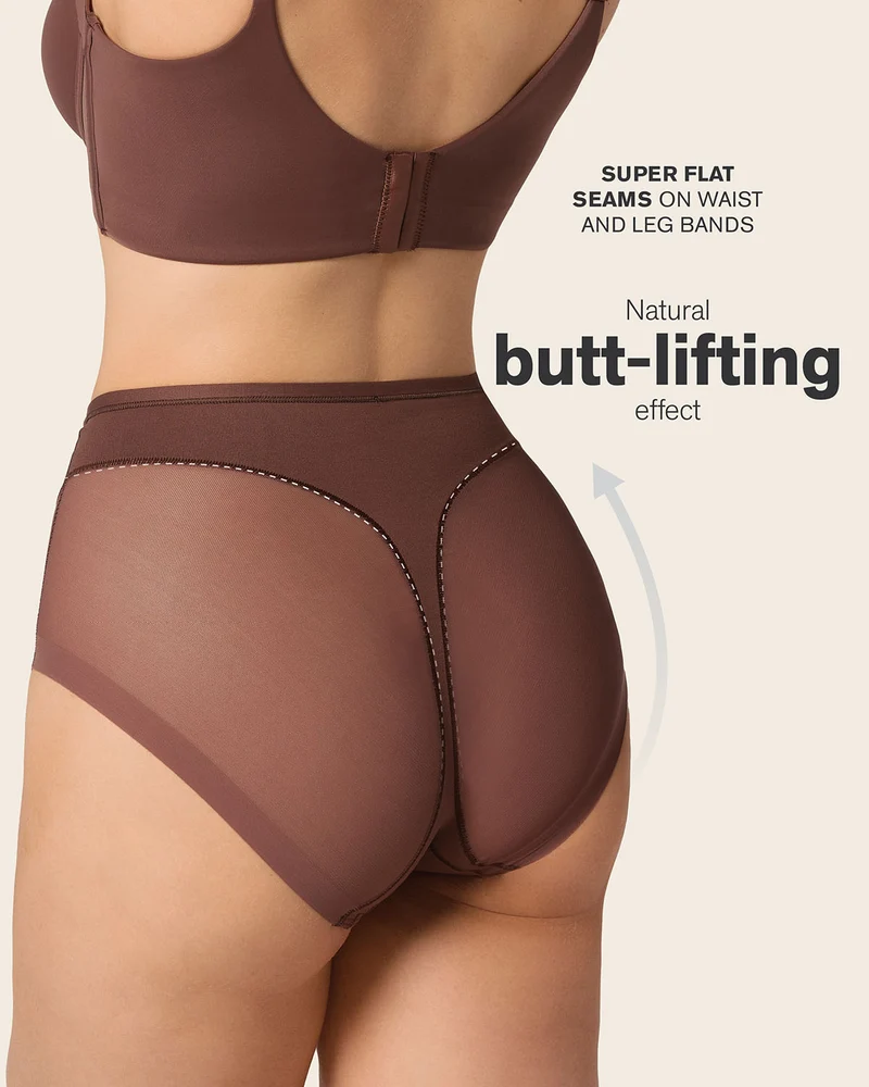 Culotte classique invisible avec tulle