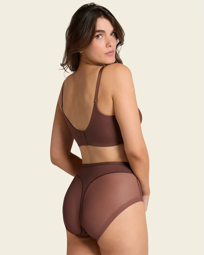 Culotte classique invisible avec tulle